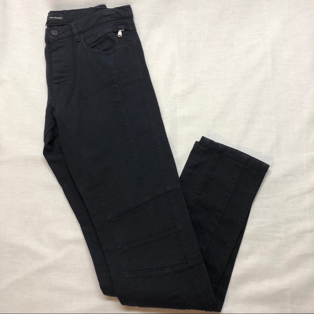 NWOT The Kooples dark navy moto jeans size 29